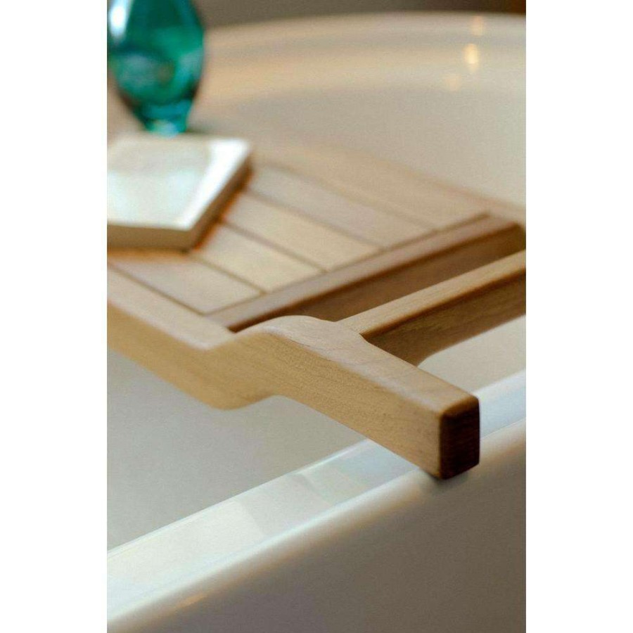 Bathtub Accessories * | Arb Teak & Specialties 31.5 In. X 12.25 In. Bathtub Caddy In Natural Teak