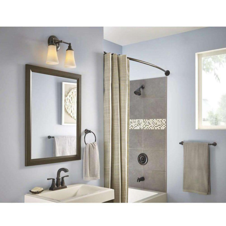 Bathroom Hardware * | Moen Banbury 24 In. Towel Bar In Mediterranean Bronze