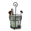 Bathroom Organizers * | Spectrum Scroll Hair And Beauty Accessory Caddy In Black