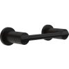 Bathroom Hardware * | Delta Nicoli Wall Mount Pivoting Toilet Paper Holder In Matte Black