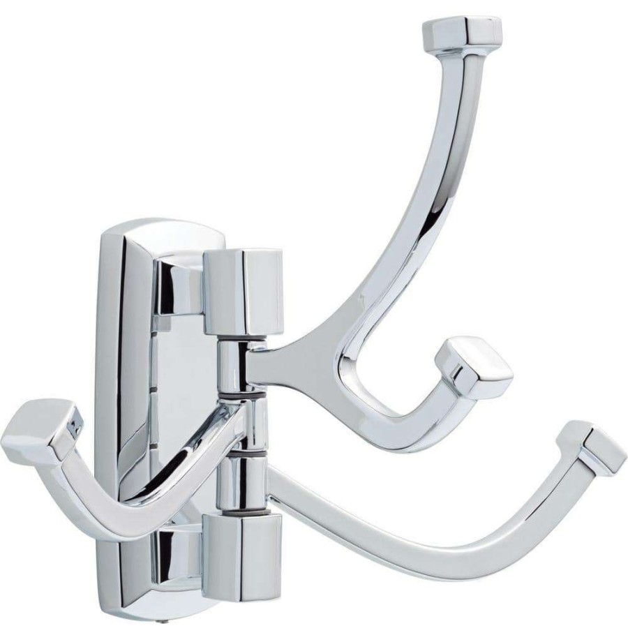 Bathroom Hardware * | Delta Portwood Swivel Towel Hook In Chrome