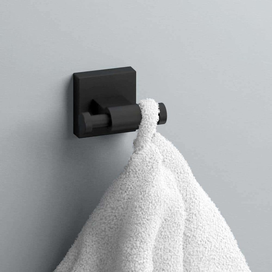 Bathroom Hardware * | Franklin Brass Maxted Towel Hook In Matte Black