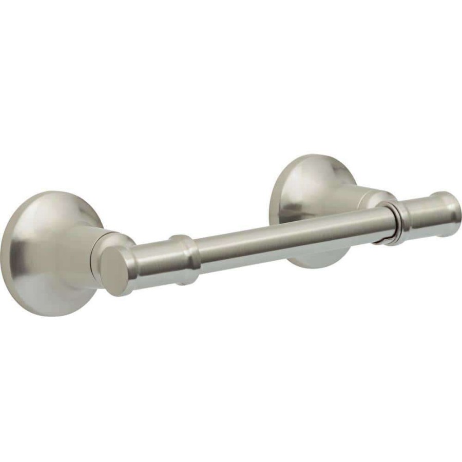 Bathroom Hardware * | Delta Chamberlain Pivot Arm Toilet Paper Holder In Spotshield Brushed Nickel