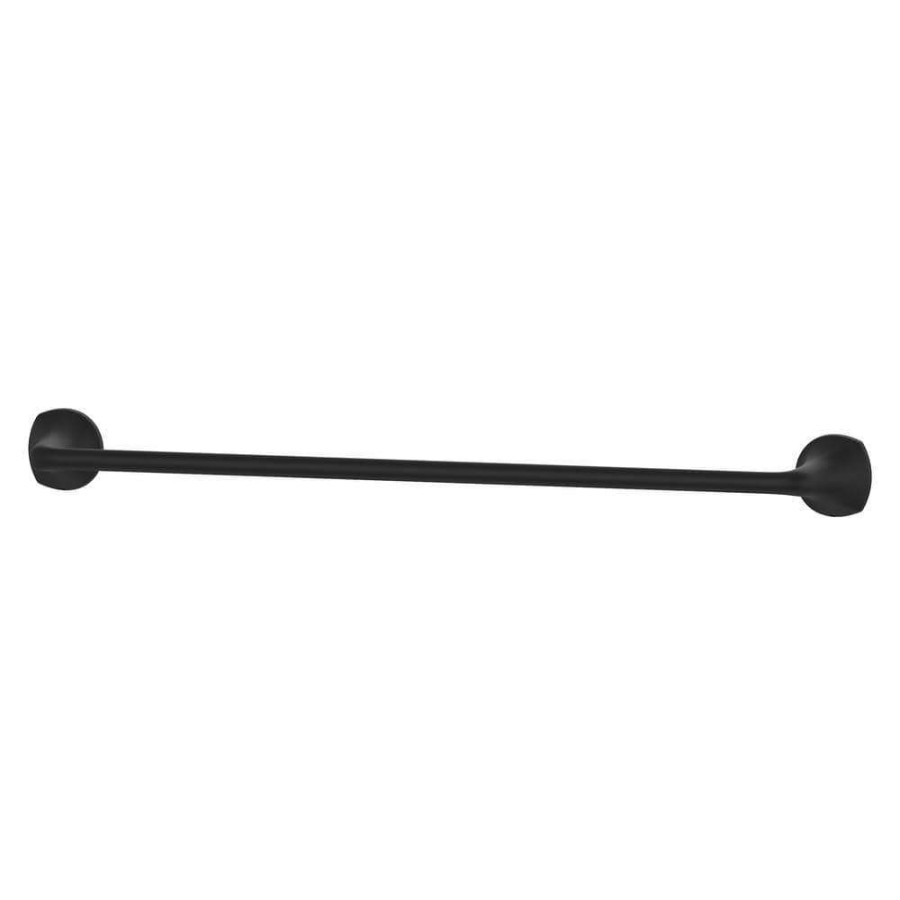 Bathroom Hardware * | Pfister Ladera 24 In. Towel Bar In Matte Black