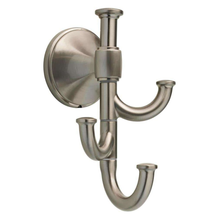 Bathroom Hardware * | Delta Accolade Expandable Multi-Purpose Towel And Clothes Hook In Spotshield Brushed Nickel