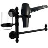 Bathroom Organizers * | Allied Brass Waverly Place Collection Hair Dryer Holder And Organizer In Matte Black