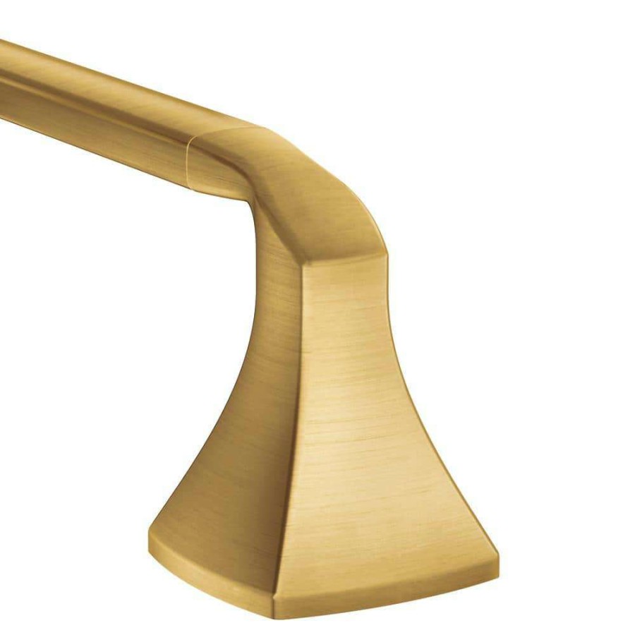 Bathroom Hardware * | Moen Voss 24 In. Towel Bar In Brushed Gold