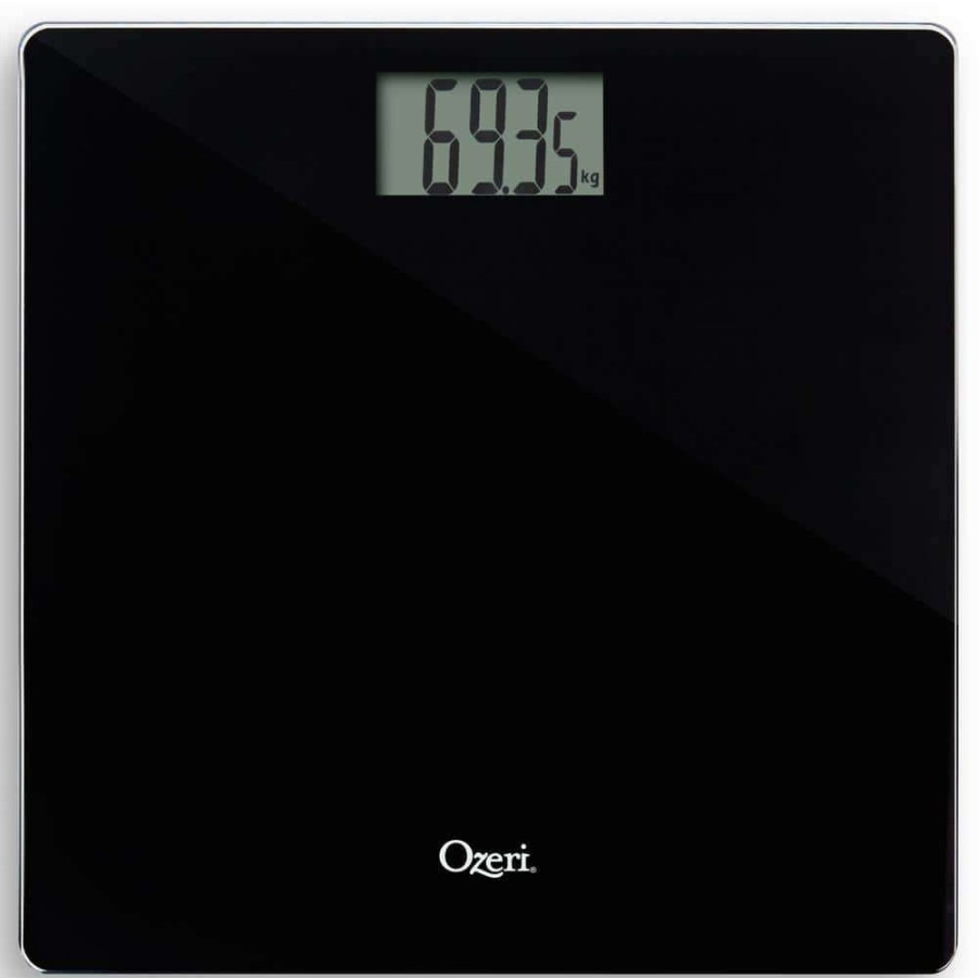 Bathroom Scales * | Ozeri Precision Bath Scale (440 Lbs. / 200 Kg) With 50 G Sensor (0.1 Lbs / 0.05 Kg) And Infant, Pet And Luggage Tare