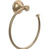 Bathroom Hardware * | Delta Cassidy Open Towel Ring In Champagne Bronze