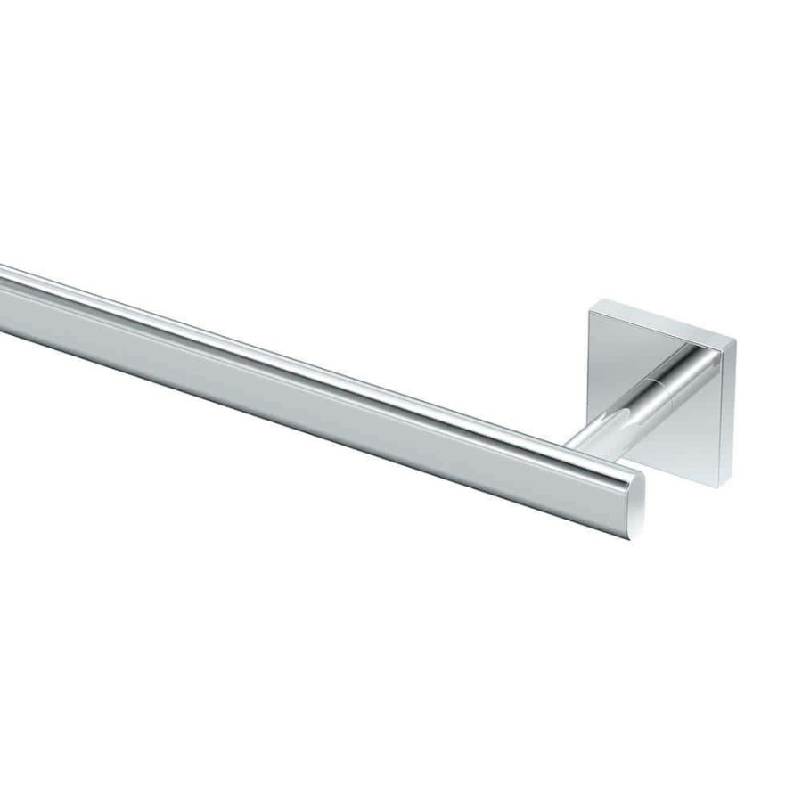 Bathroom Hardware * | Gatco Form 24 In. Towel Bar In Chrome