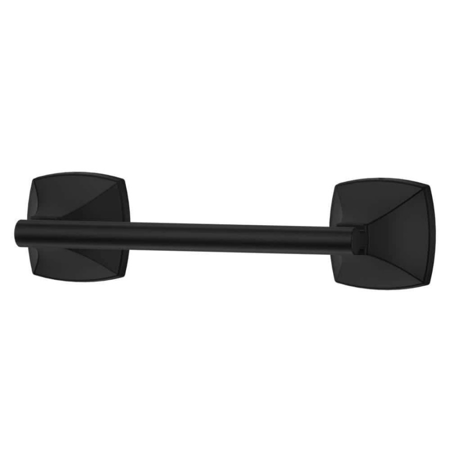 Bathroom Hardware * | Pfister Bellance Wall-Mount Toilet Paper Holder In Matte Black