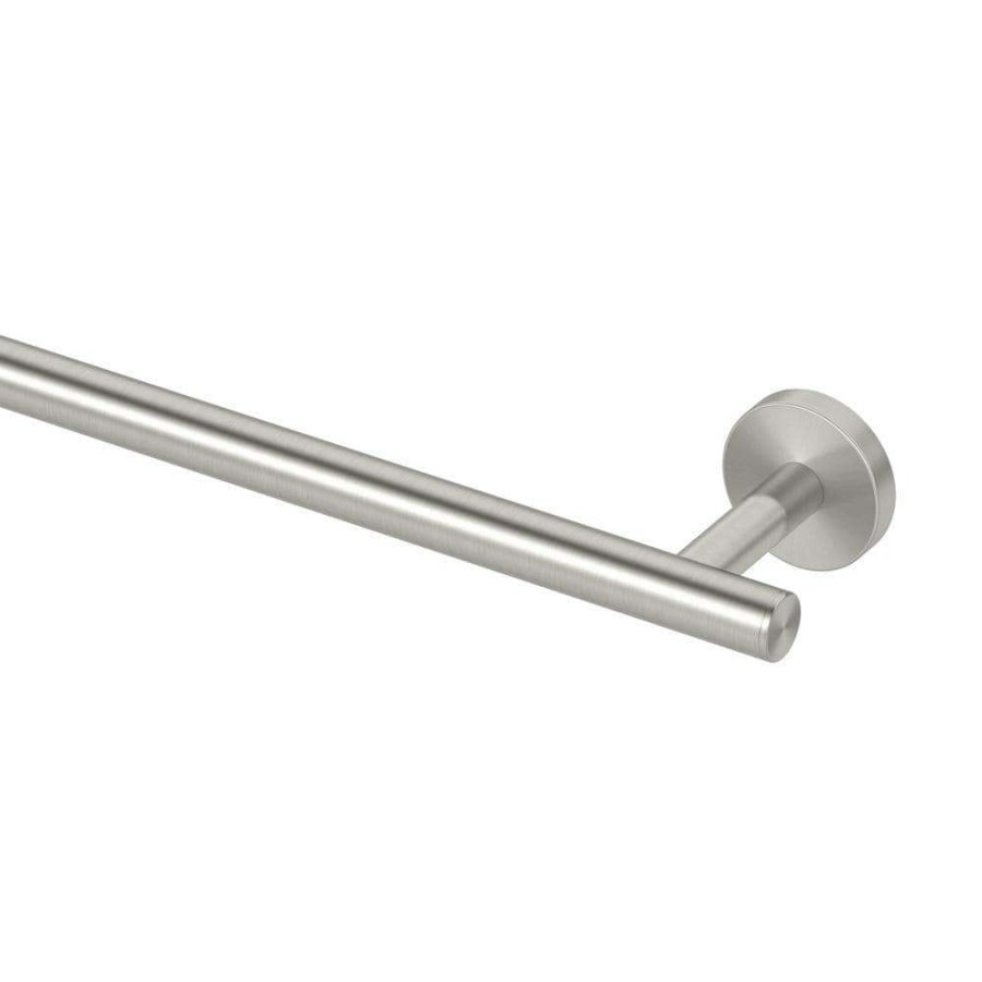 Bathroom Hardware * | Gatco Level 18 In. Towel Bar In Brushed Nickel