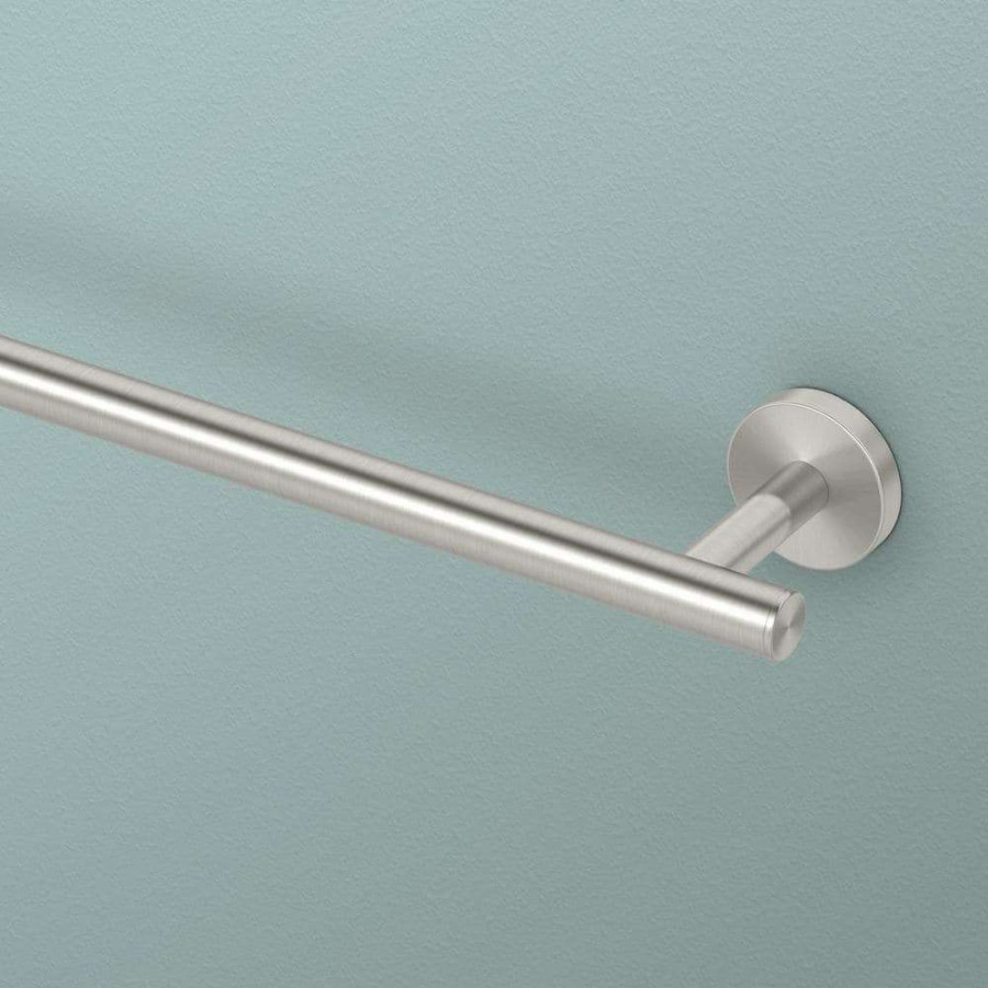 Bathroom Hardware * | Gatco Level 18 In. Towel Bar In Brushed Nickel