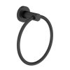 Bathroom Hardware * | Symmons Dia Wall-Mounted Hand Towel Ring In Matte Black