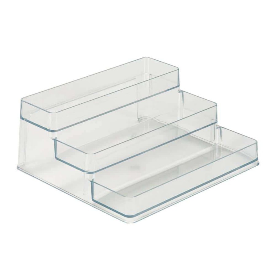 Bathroom Organizers * | Simplify 3-Tier Cabinet Organizer In Clear