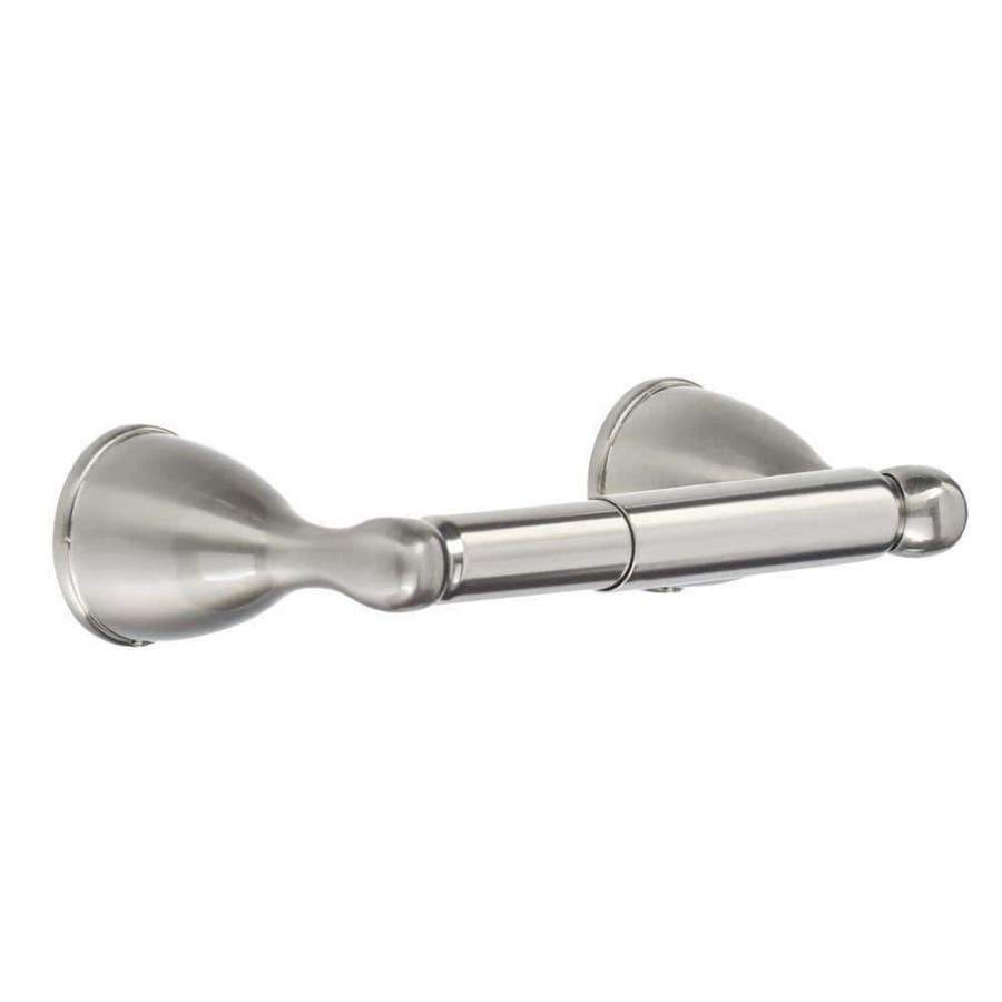 Bathroom Hardware * | Glacier Bay Builders Spot Free Toilet Paper Holder In Brushed Nickel