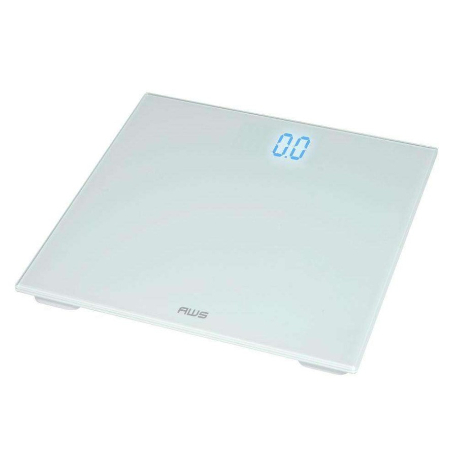 Bathroom Scales * | American Weigh Scales Digital Bathroom Scale In White