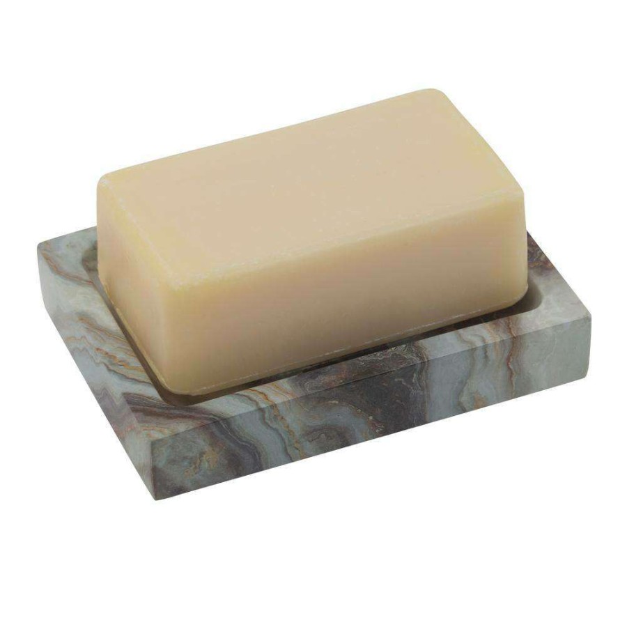 Bathroom Decor * | Elle Decor Square Soap Dish In Agate