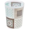 Bathroom Decor * | Unbranded 4.5 L/1.2 Gal. Faience Printed Waste Basket Floor Trash Can