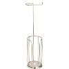 Bathroom Hardware * | Franklin Brass Freestanding Toilet Paper Holder With Reserve, Brushed Nickel