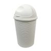 Bathroom Decor * | Modern Homes 35L Roll Top Bin In White