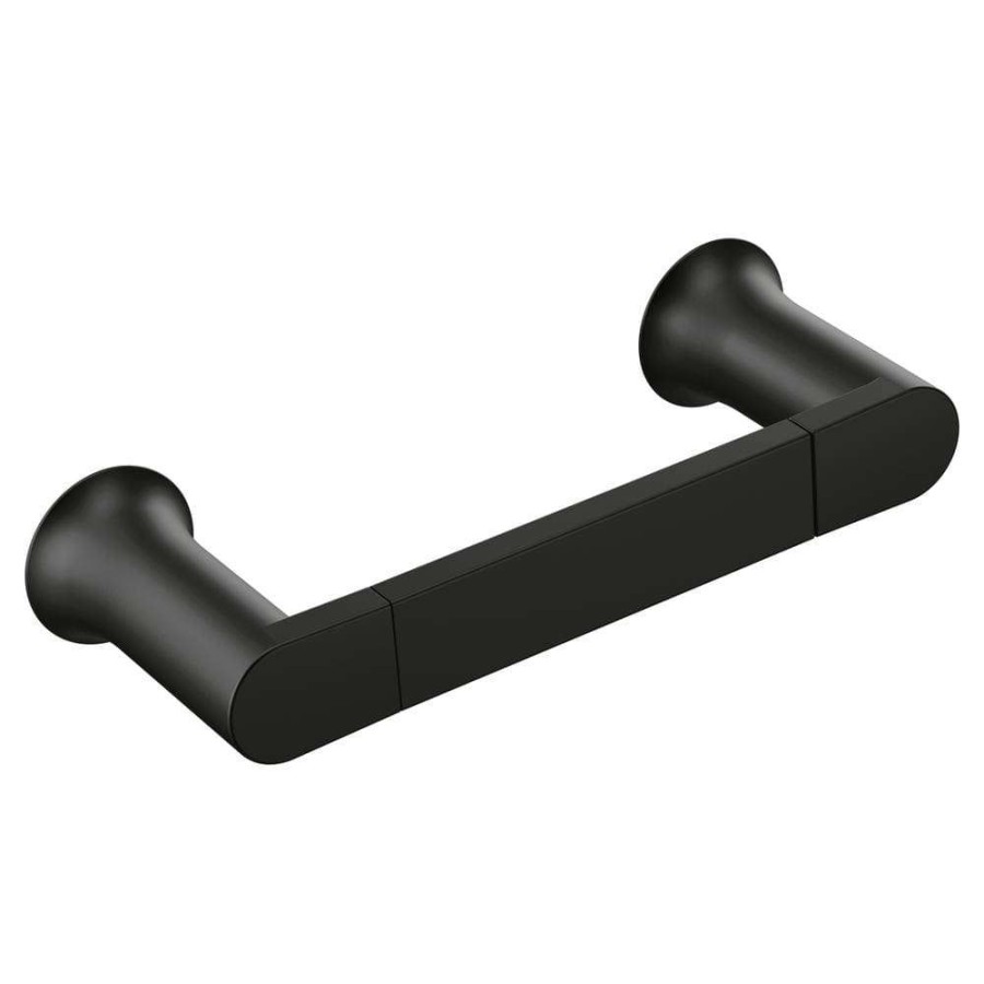 Bathroom Hardware * | Moen Genta Lx 6.88 In. Hand Towel Bar In Matte Black