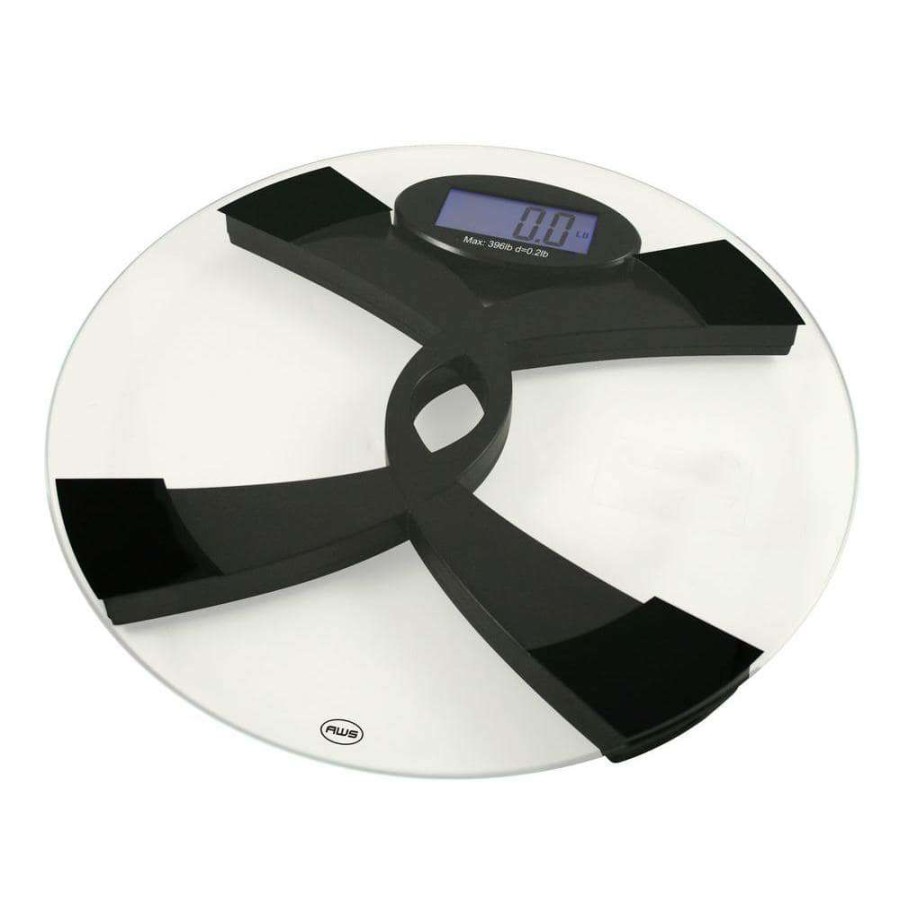 Bathroom Scales * | American Weigh Scales Digital Glass Top Talking Bathroom Scale