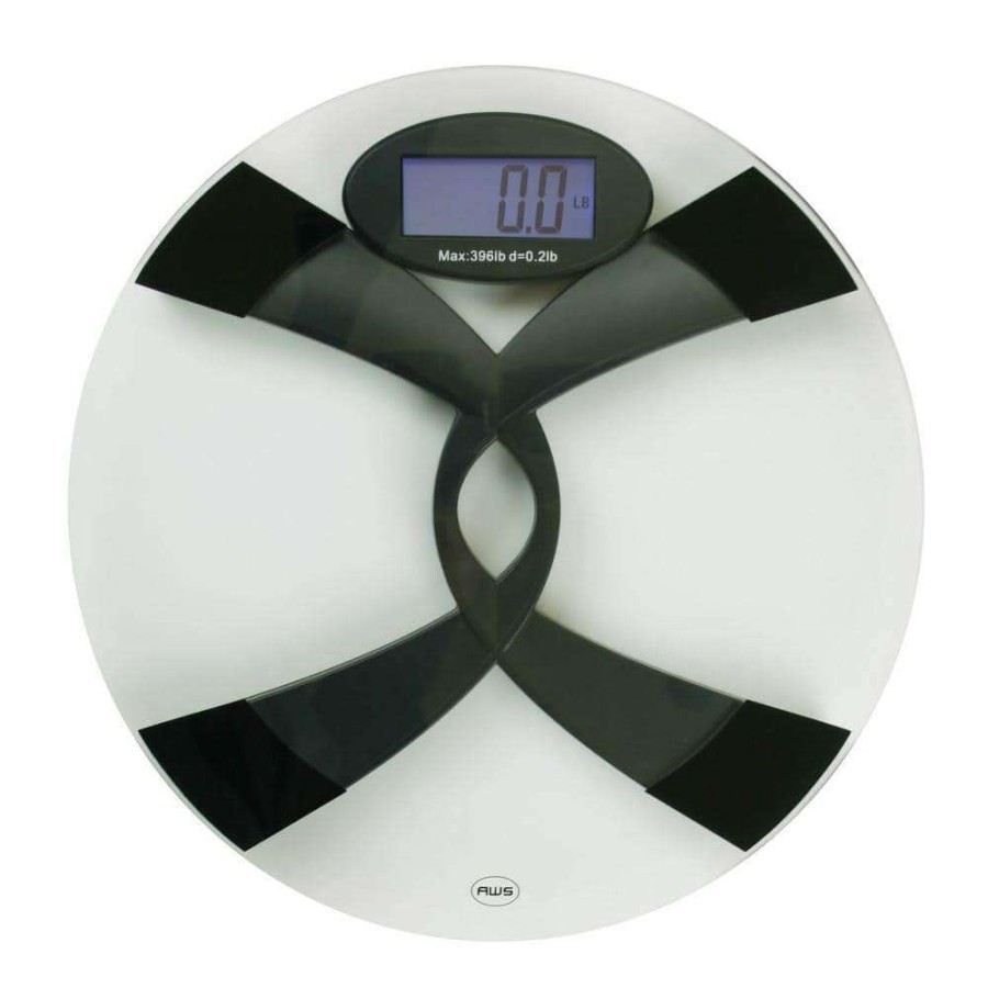 Bathroom Scales * | American Weigh Scales Digital Glass Top Talking Bathroom Scale