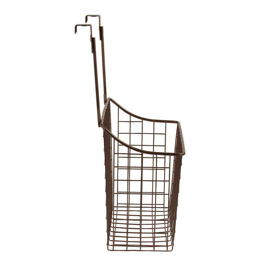 Bathroom Organizers * | Spectrum Grid 10.125 In. W X 6.625 In. D X 14 In. H Over The Cabinet Large Basket In Bronze