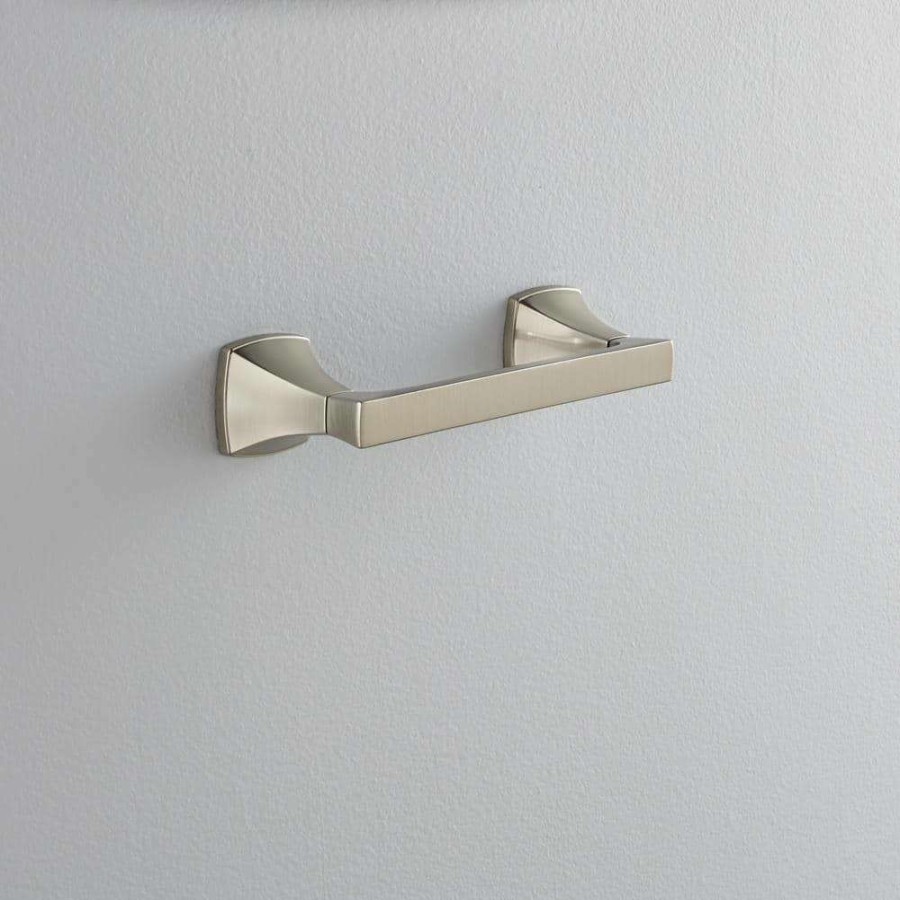 Bathroom Hardware * | Pfister Venturi Toilet Paper Holder In Spot Defense Brushed Nickel