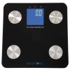 Bathroom Scales * | Bluestone Digital Large Lcd Display Body Fat Scale In Black