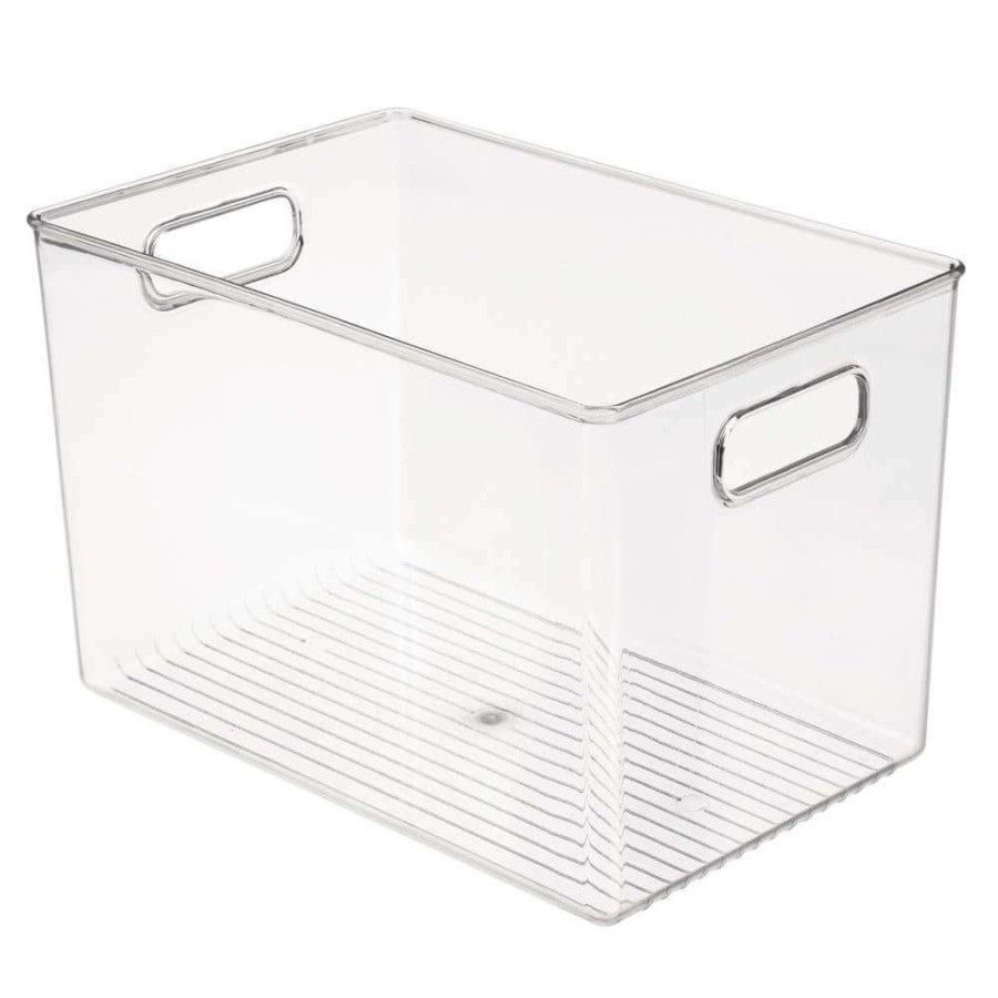 Bathroom Organizers * | Idesign Linus Binz 12 In. X 8 In. X 8 In. In Clear