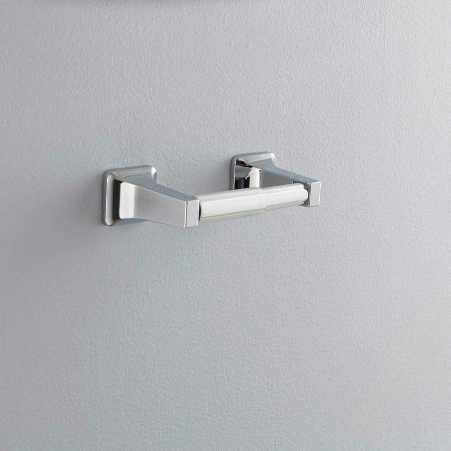 Bathroom Hardware * | Franklin Brass Futura Toilet Paper Holder In Chrome