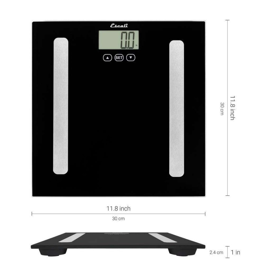 Bathroom Scales * | Escali Body Analyzing Digital Bathroom Scale