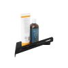 Bathtub Accessories * | Seachrome 14 In. X 8 In. Corner Shower Shelf In Matte Black