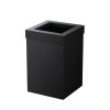 Bathroom Decor * | Gatco Modern Waste Can Square In Matte Black