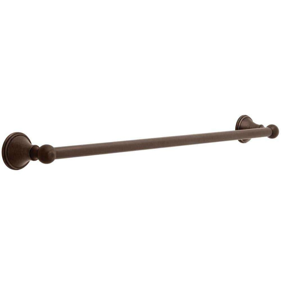 Bathroom Hardware * | Delta Crestfield 24 In. Towel Bar In Venetian Bronze