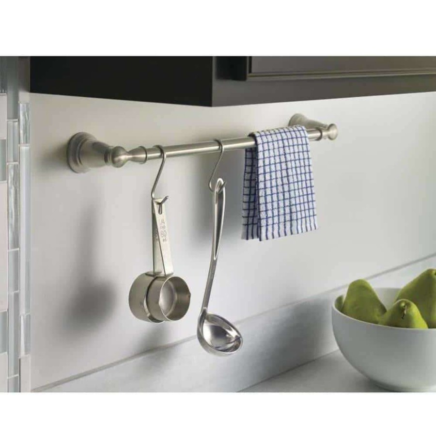 Bathroom Hardware * | Moen Banbury 18 In. Towel Bar In Spot Resist Brushed Nickel