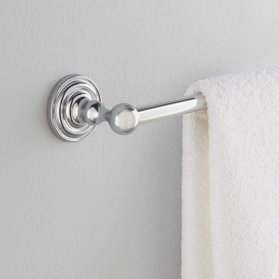 Bathroom Hardware * | Delta Greenwich 24 In. Towel Bar In Chrome