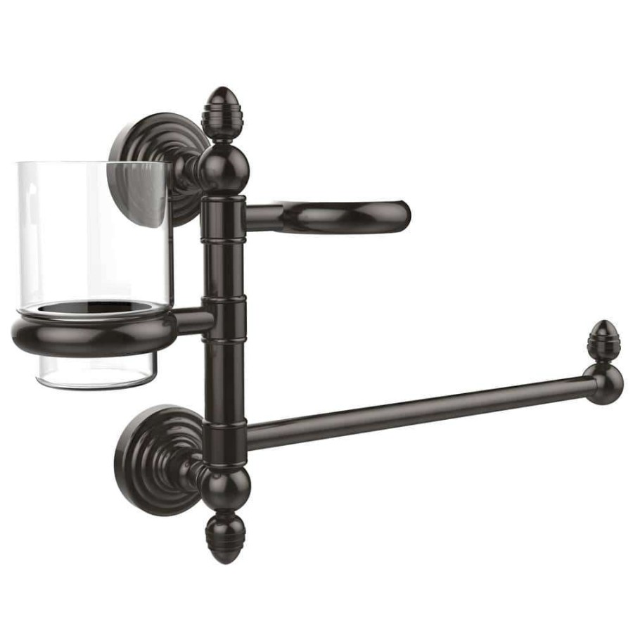 Bathroom Organizers * | Allied Brass Waverly Place Collection Hair Dryer Holder And Organizer In Oil Rubbed Bronze