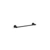 Bathroom Hardware * | Kohler Rubicon 18 In. Towel Bar In Matte Black