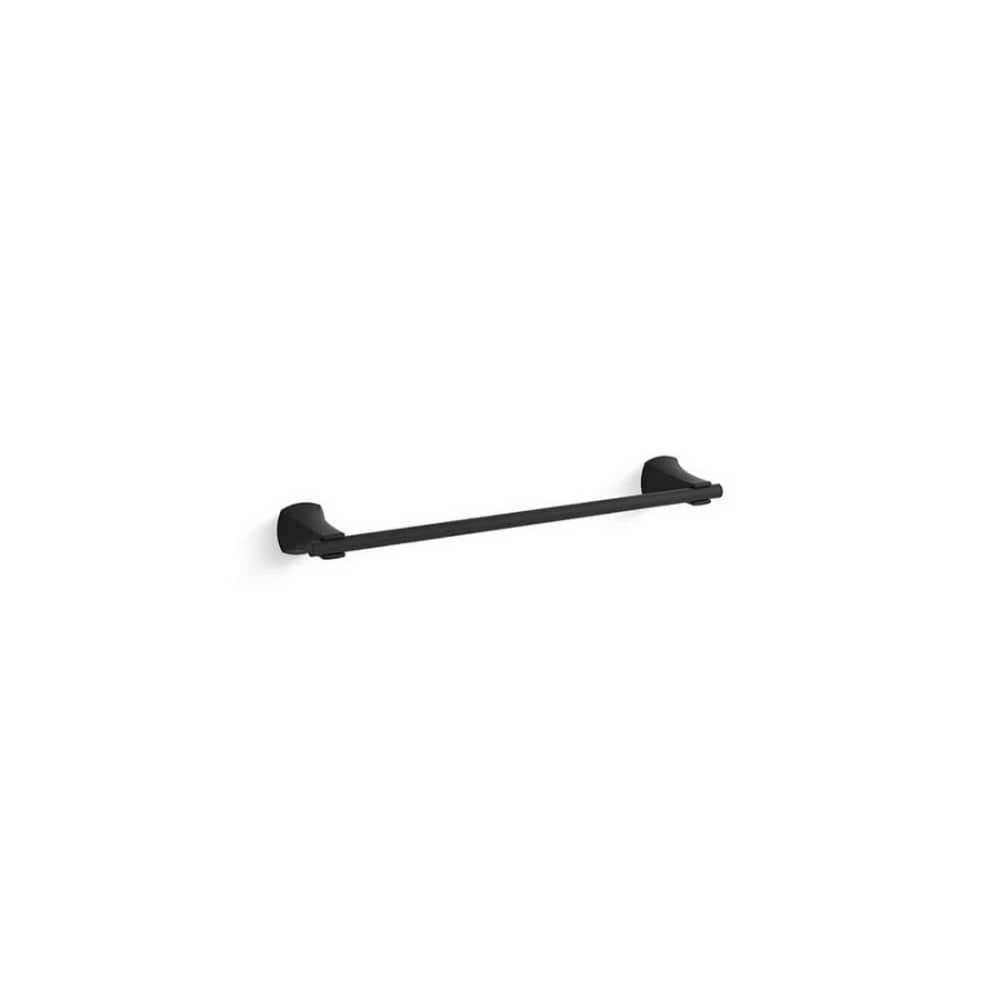 Bathroom Hardware * | Kohler Rubicon 18 In. Towel Bar In Matte Black