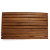 Bathtub Accessories * | Federal Brace Natural Wood 19.75 In. X 35.5 In. Lap Teak Shower Floor Insert