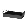 Bathroom Organizers * | Dracelo Decorative Bathroom Tray For Bathroom Vanity Countertops In Black 1-Pack