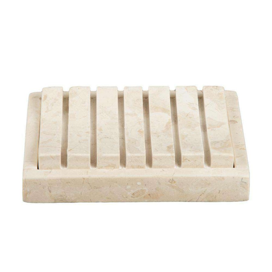 Bathroom Decor * | Creative Home Spa 2-Piece Soap Dish In Champagne Marble