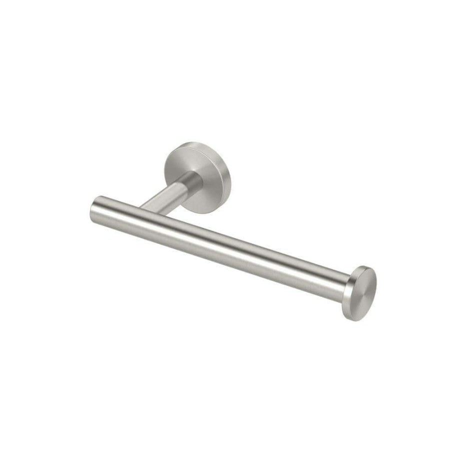 Bathroom Hardware * | Gatco Level Toilet Paper Holder In Brushed Nickel