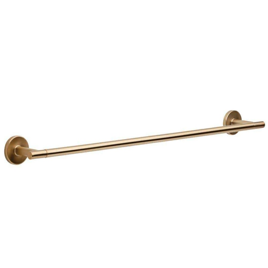 Bathroom Hardware * | Delta Trinsic 24 In. Towel Bar In Champagne Bronze