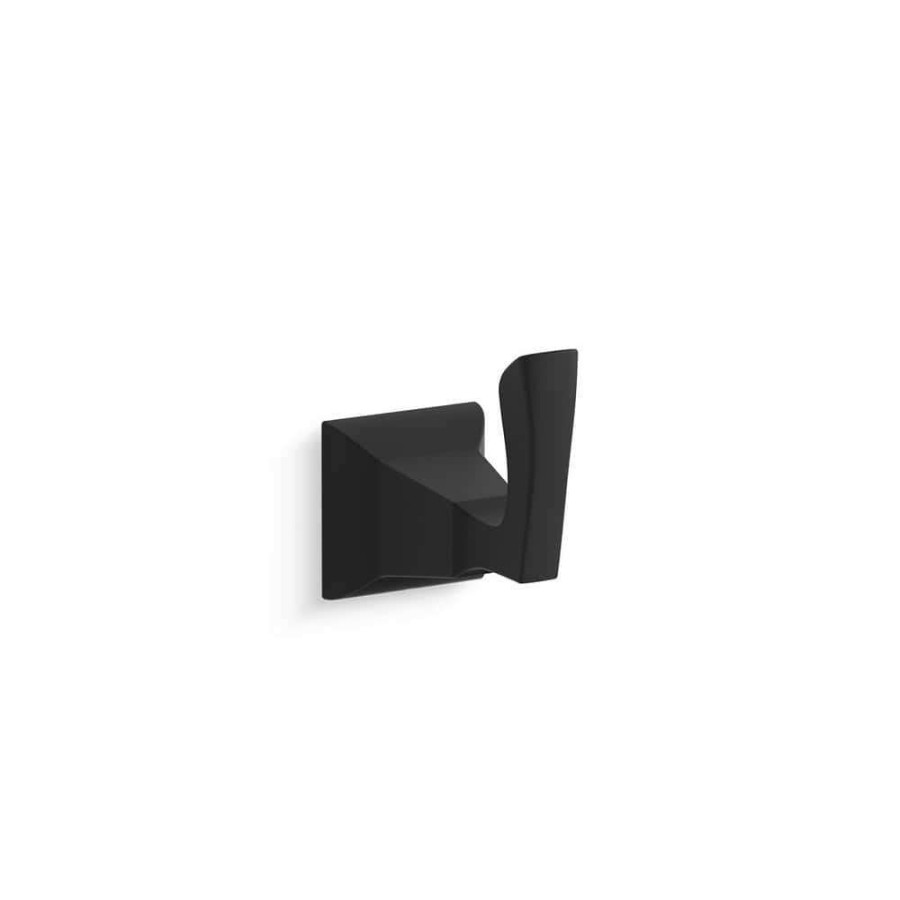 Bathroom Hardware * | Kohler Kallan Robe Hook In Matte Black