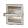 Bathroom Hardware * | Franklin Brass Recessed Toilet Paper Holder With Beveled Edges In Brushed Nickel