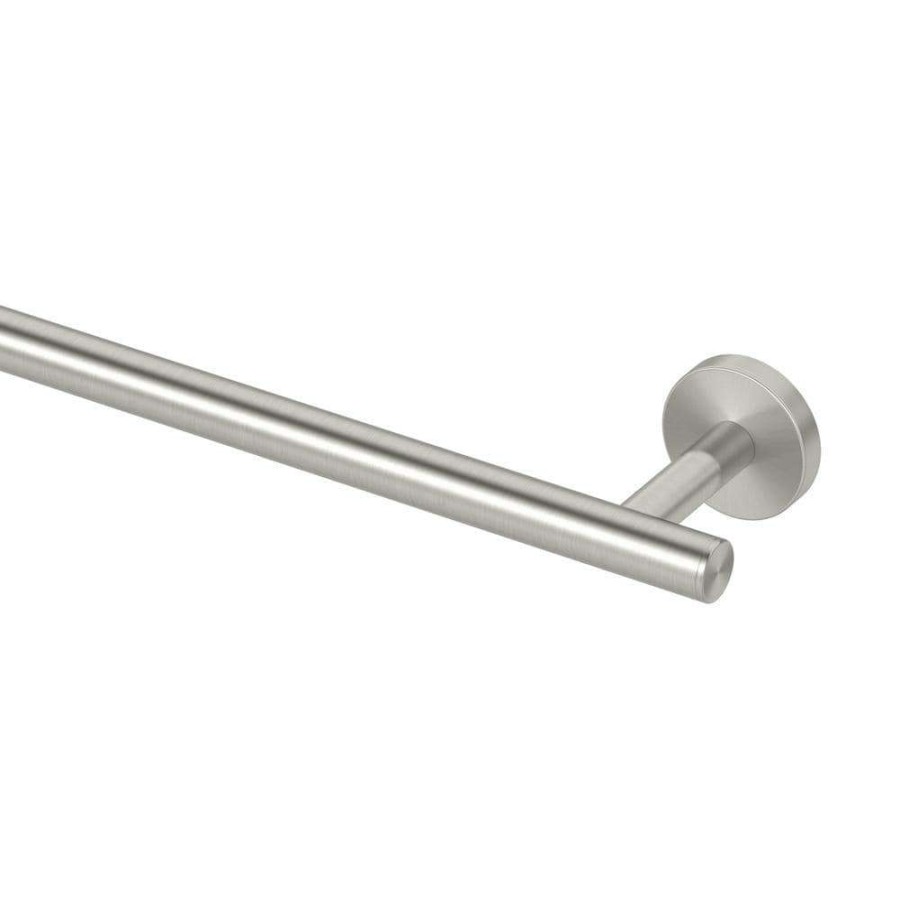 Bathroom Hardware * | Gatco Level 24 In. Towel Bar In Brushed Nickel